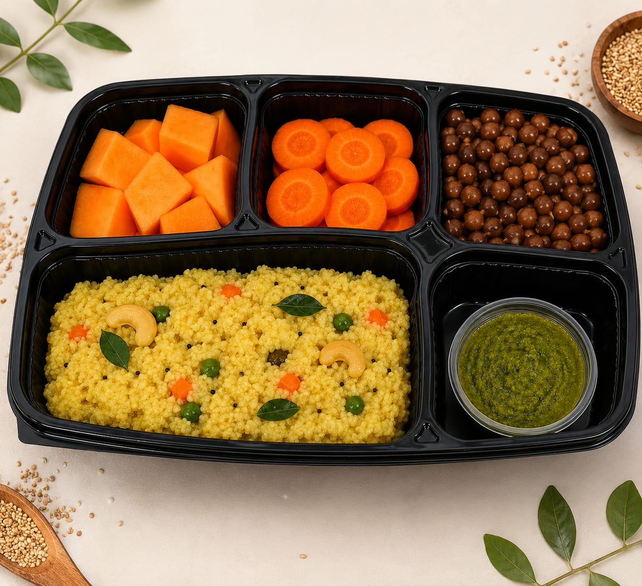 Millet Breakfast Box - 5 Days a week ( Except Saturday and Sunday) - Monthly plan